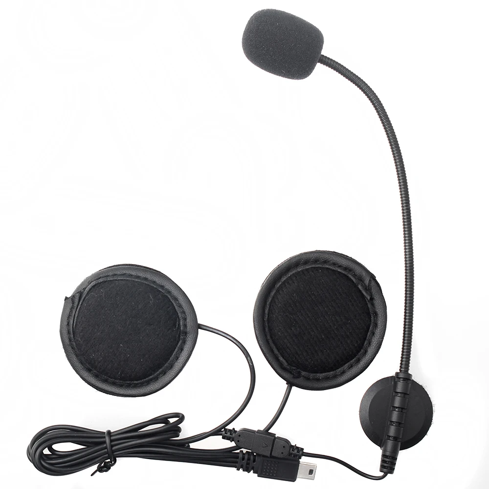 2017 Updated V8 Accessories Earphone Microphone Suit for V8 Motorcycle Helmet Headset Intercom Accessories