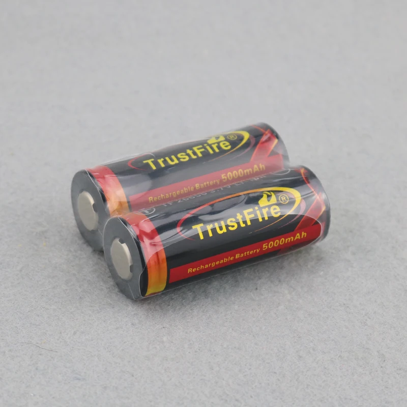 

Free Shipping TrustFire 3.7V 5000mAh 26650 Rechargeable Protected Li-ion Batteries Trustfire 26650 Battery (2pcs/lot)
