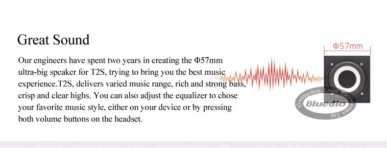 Оригинальные Bluedio T2S(стоп-сигнал) Bluetooth наушники BT версии 4,2 Встроенный микрофон Bluetooth гарнитура для телефонных звонков и музыки