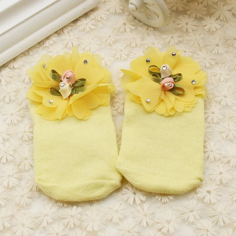 1 пара; сезон весна-осень; хлопковые короткие носки для маленьких девочек; стильные носки с розами для маленьких принцесс
