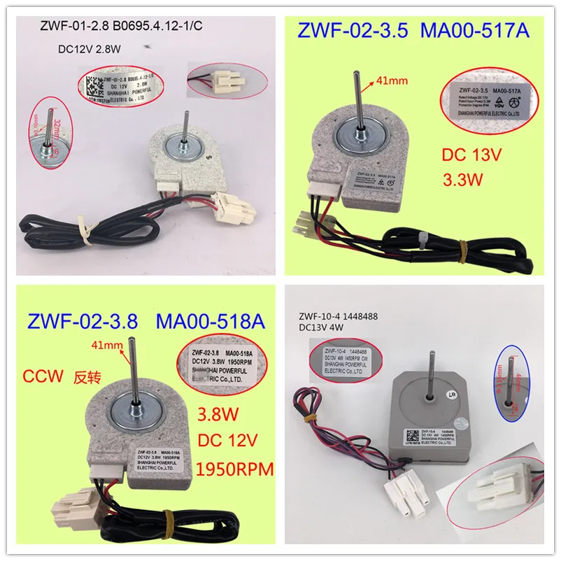 ZWF-01-2.8 B0695.4.12-1C/ZWF-02-3 B1057.4.10/ZWF-02-2 MA00-520A/ZWF-02-4 50240401000 S/ZWF-02-4 RD-12-2-8Q M9D9-505/ZWF-02-3.5