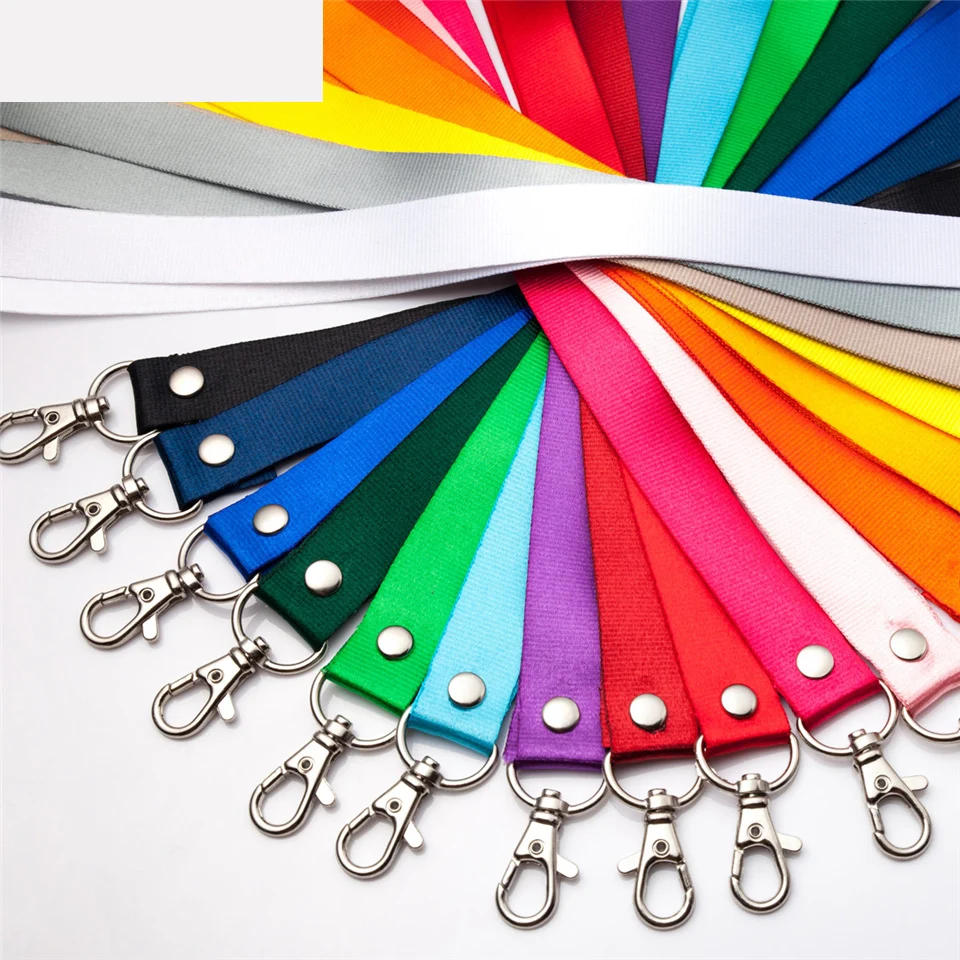 Badge Holder Lanyard 46cm Candy Color Lanyard For Name Tag Id Card Exhibition Card Holder Badge Holder Office And School Supplie Badge Holder Lanyard Card Holder Badgeholder Badge Aliexpress