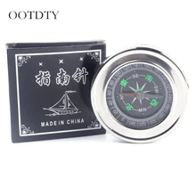 6 см/2,3" Компас из нержавеющей стали водонепроницаемый Карманный размер устройство Для Кемпинга Приключения выживания аксессуар