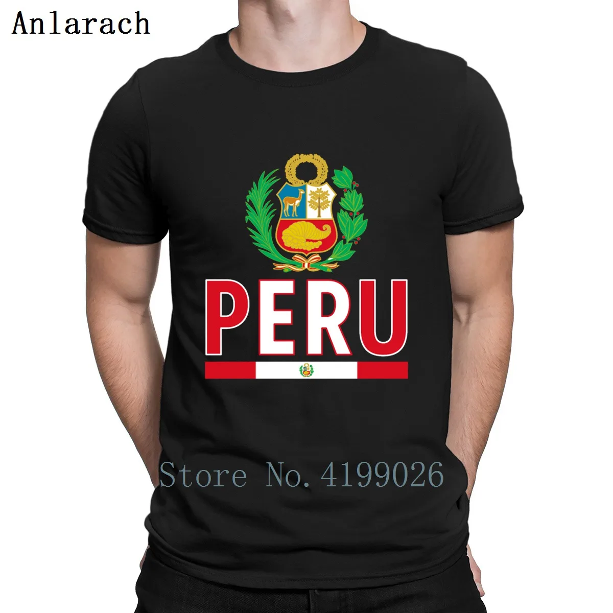 cheap Peru T Shirt Slim Fit Custom Cotton Hiphop Streetwear Comfortable Unique Graphic Tee Shirt Summer 2019 Novelty