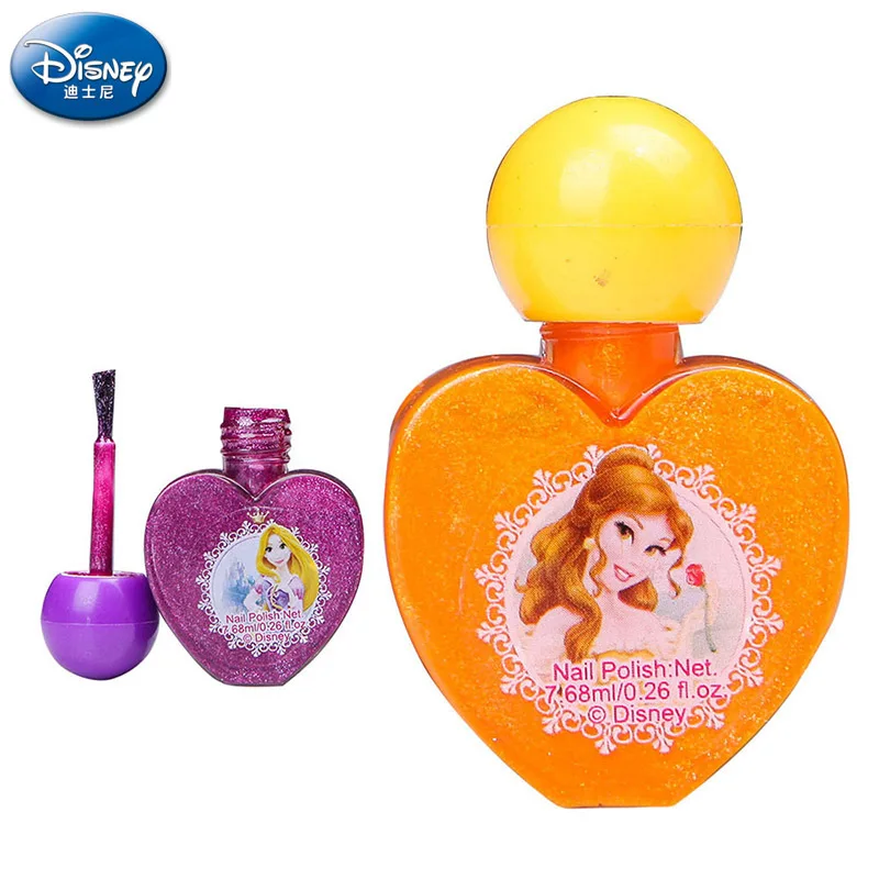  Disney Princess Eyeshadow Lip Gloss Portable Cosmetic Case Nontoxic Safety Child Makeup Show Cosmet