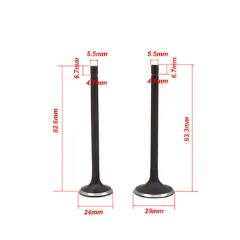 

Motorcycle Engine Valve Intake Exhaust Stem Valve For Honda CG125 CG 125 125cc Enine Spare Parts