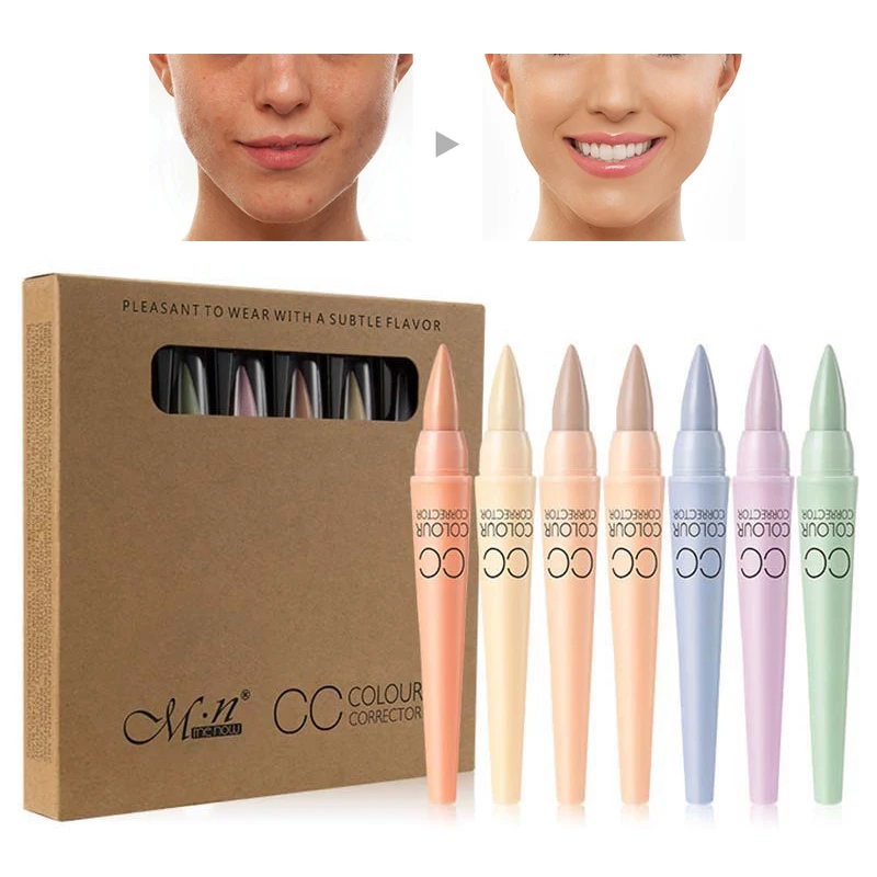 

6 Colors Mini Concealer Pen Set Face Moisturizing Concealer Correct Skin Tone Face Beauty Makeup Gift