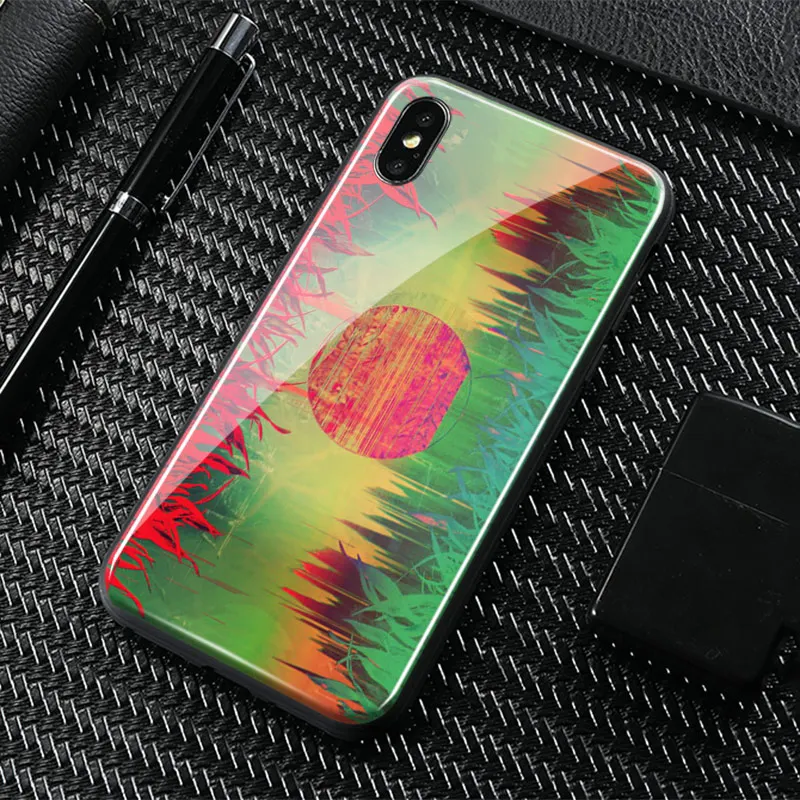 AE 902 Неоновый Retrowave 80s винтажный художественный мягкий силиконовый стеклянный чехол для телефона чехол для iPhone 6 6s 7 8 Plus X XR XS 11 PRO MAX Shell - Цвет: AE 902