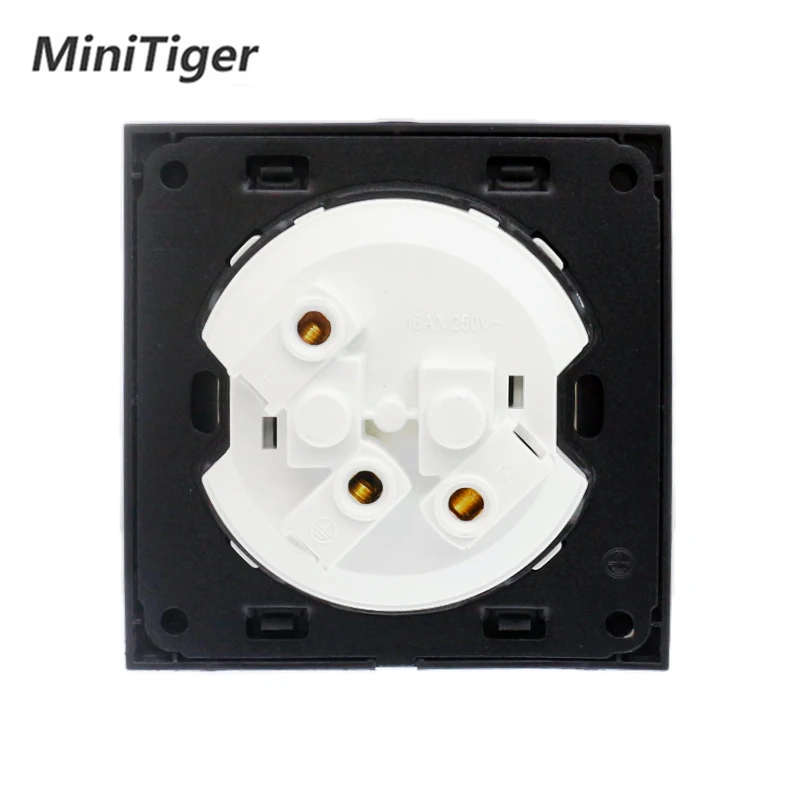 Minitiger-2019-New-Arrival-Crystal-Glass-Panel-16A-EU-Standard-Wall-Power-Socket-Outlet-Grounded-With