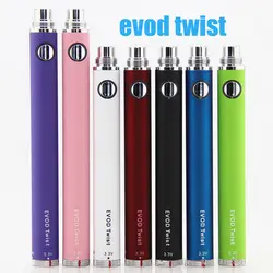 leiqidudu 1pc EVOD Twist Battery Variable Voltage 3.2V-4.8V Adjustable For Electronic Cigarette 510 E Cigarette