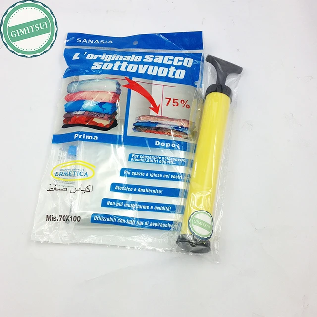 Household Seal Compressed Organizer Large E Saver Saving Storage Household Seal Compressed Organizer Large E Saver Saving Storage Bag Vacuum Compress Air Pump With