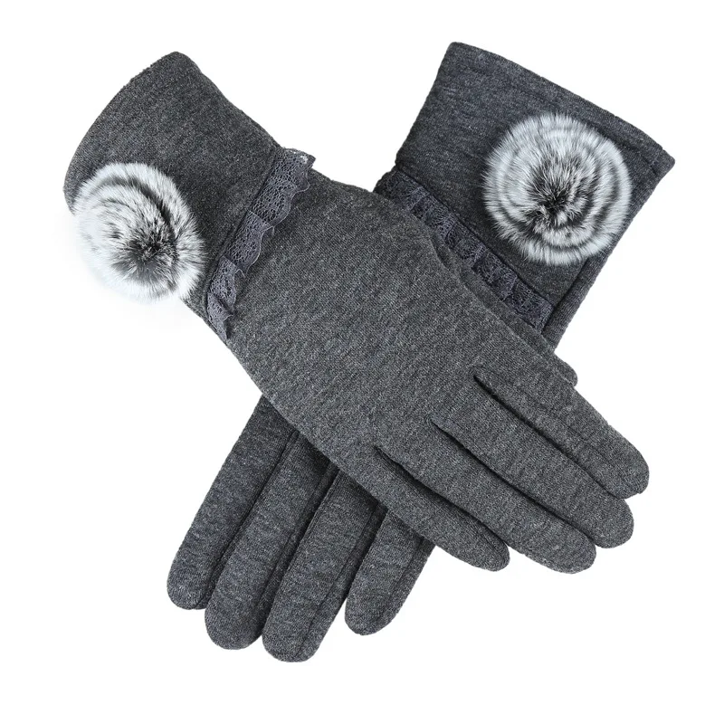 Зимние осенние теплые модные женские перчатки для вождения перчатки толстые однотонные перчатки женские Coldproof пэчворк удобные