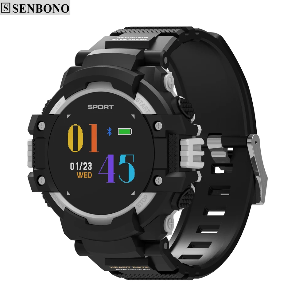 SENBONO F7 gps Мульти Спорт Смарт часы высотомер барометр компас трекер на улице сердце