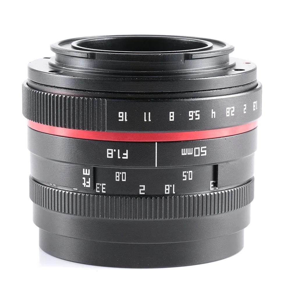 Новый APSC 50 мм F1.8 ручной широкоугольный объектив для оlympus Panasonic M43 EP3 OMD EM5|Объективы