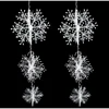 Ornements suspendus à flocons de neige pour arbre de noël, 30 pièces, décoration pour la maison, neige artificielle de nouvel an ► Photo 3/6