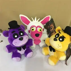 Onsale оптовая продажа 18 см Официальный Five Nights At Freddy's 4 FNAF Бонни Фокси Фредди Fazbear медведь утка плюшевые игрушечные лошадки куклы