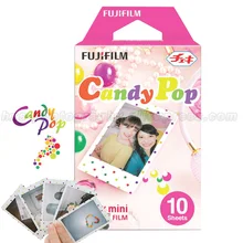 Подлинная Fuji Fujifilm Instax Мини Мгновенный фильм конфеты, поп-Photo Paper 10 шт. для 8 7 s 7 50 s 50i 90 25 DW поделиться SP-1 Мини камеры