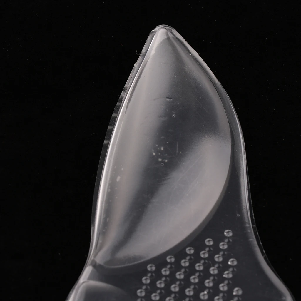 1 Pair Silicone Shoe Insole Gel Heel Cushion Insoles Back Heel Pads for High Heels Blisters