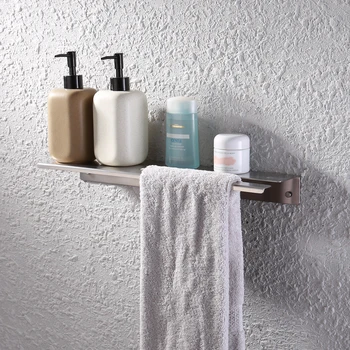 

KES Bathroom Shower Shelf Stainless Steel 18-Inch or 45 CM 1.8-MM Extra Thick Wall Mount Rustproof Brushed Finish, BSC217S45-2