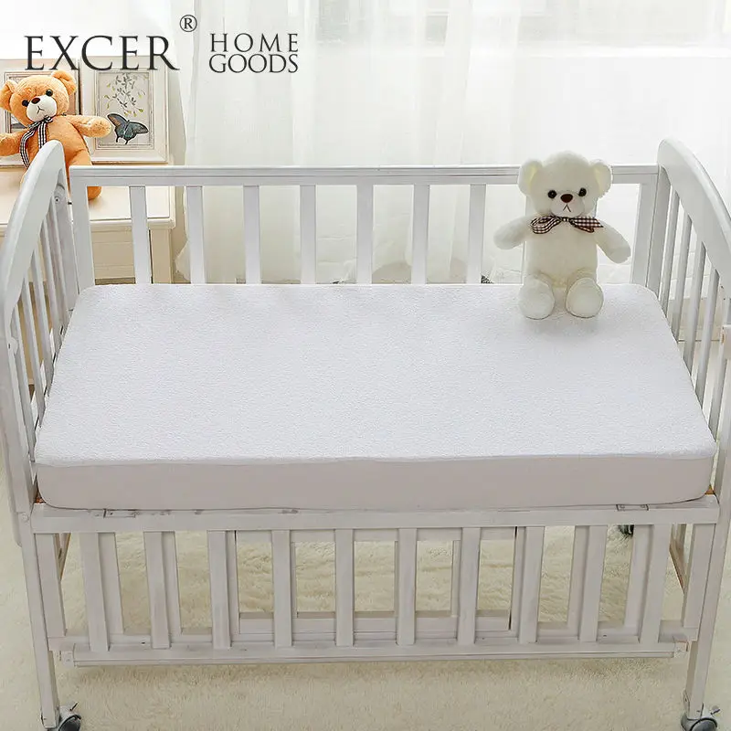 Harga Ukuran boks Bayi Kasur Penutup Pelindung 100% Katun Terry Tahan Air Hypoallergenic Premium Untuk tidur bug perlindungan Kasur pad