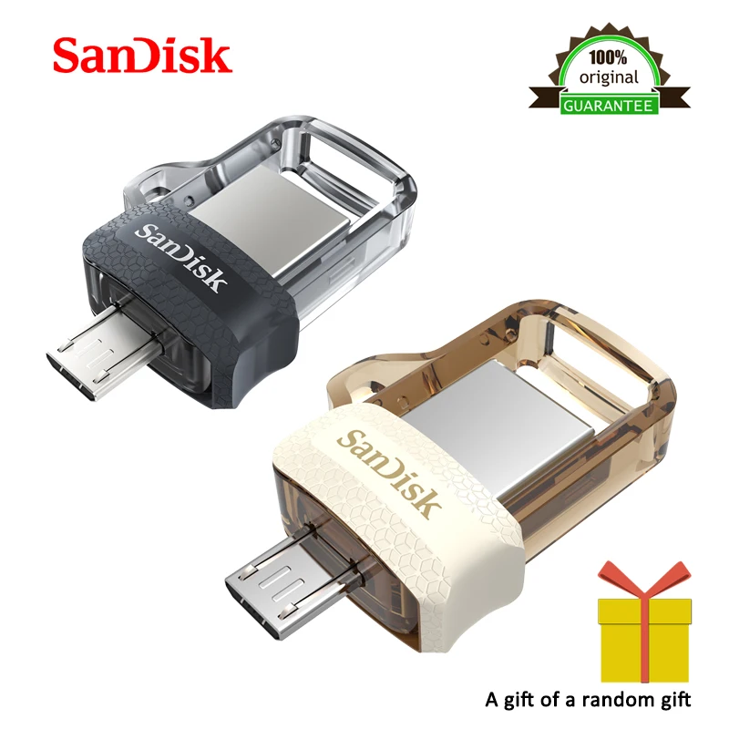 sandisk sdd3 экстремально высокая скорость 150 м/с Флешка 32 Гб OTG USB3.0 128 Гб двойной OTG USB флэш-накопитель 64 ГБ