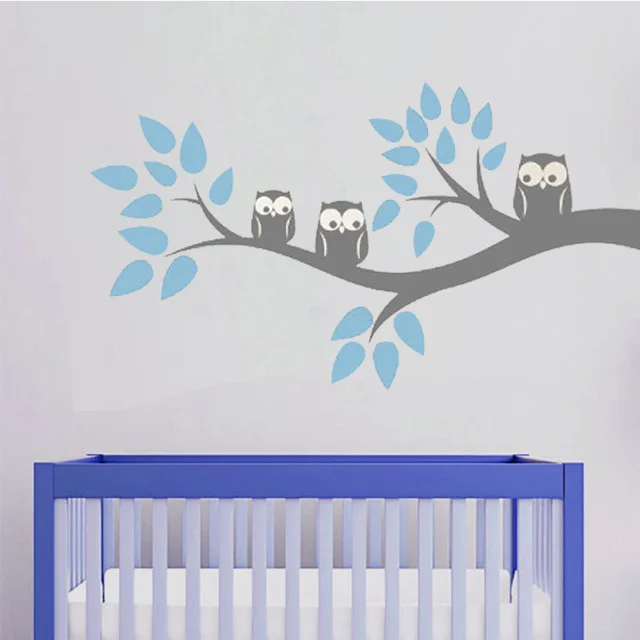 Best Quality Cute Three Owls Branch Wall Decal Sticker Home Decoration Vinyl Mural Wallpaper Children Kids Baby Bedroom Dining Room 57x105cm Best Quality Cute Three Owls Branch Wall Decal Sticker Home Decoration Vinyl Mural Wallpaper Children Kids Baby Bedroom Dining Room 57x105cm