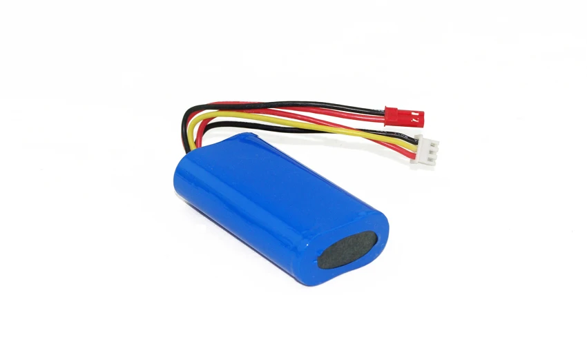 1-2PCS 7.4V 18650 lithium ion rechargeable battery pack Li-ion cell 2500mah  XH for speaker audio amplifier led light