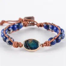 Эксклюзивный браслет из натурального регалита с бусинами, браслеты ручной работы, Прямая поставка, ювелирные изделия, рождественский подарок