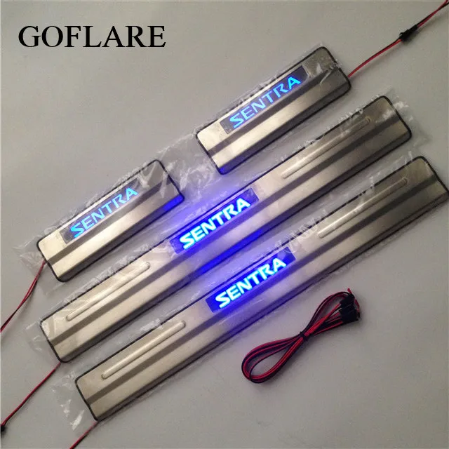 led auto door sill strip for Nissan Sentra B17 accessories ... led auto door sill strip for Nissan Sentra B17 accessories ...