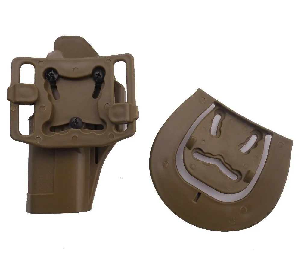 Новый FS cqc Военная Униформа талии Глок 17holster Airsoft Тактический кобура G17 G18 G23 Tan Цвет быстро полиции кобуры пистолет