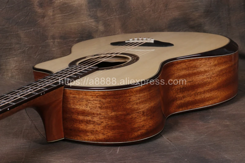 Professional Full Solid Guitar,4" Cutaway Jumbo guitar with Solid Spruce Top/ Solid Mahogany Body, guitars china,TA-JC32A