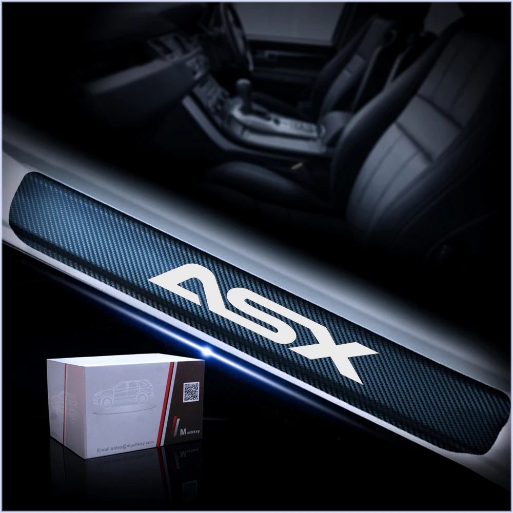 Автомобильные наклейки на порог автомобиля для Mitsubishi ASX Защитная Накладка 4D
