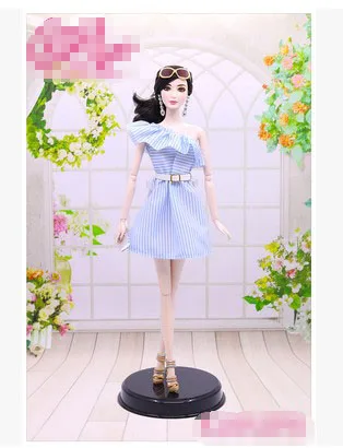 Кукла красивое платье новые стили Новая мода для куклы BB 1:6 BBI602 - Цвет: o a dress only