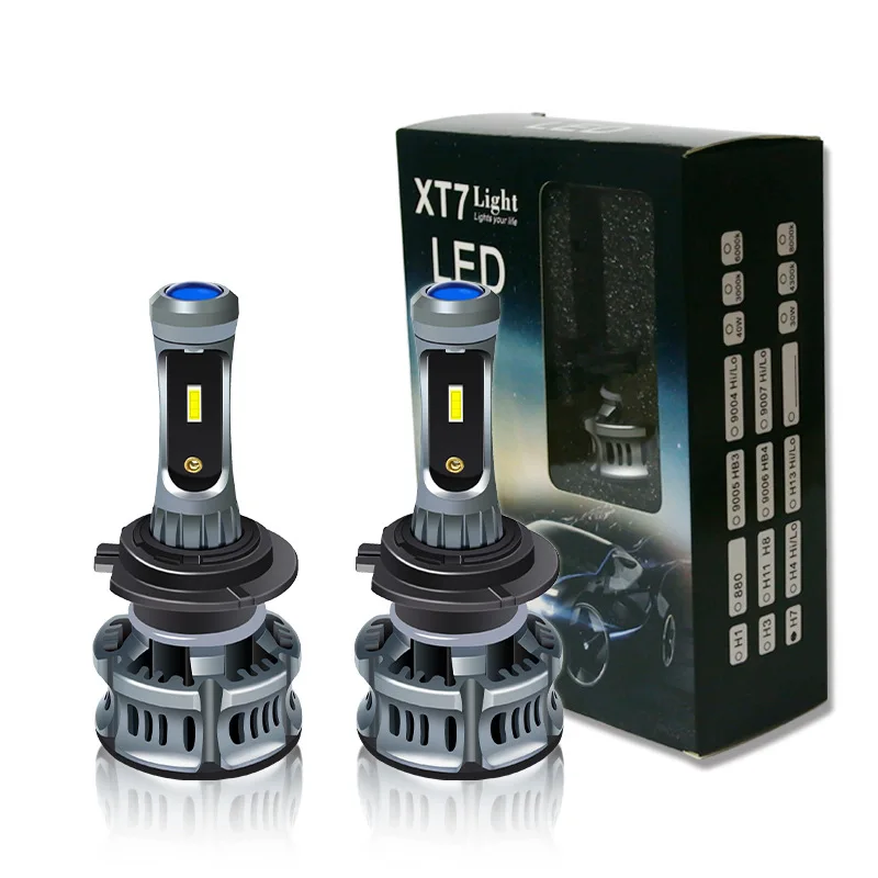 

2pcs Super Bright Car Headlights H7 LED H4 Led H1 H8 H11 HB3 9005 HB4 9006 Auto Bulb with Blue Light led headlight Lamps