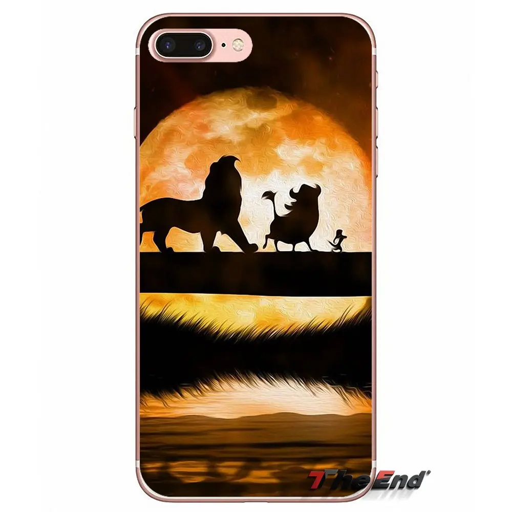 Для Apple iPhone X 4 4S 5 5S SE 5C 6 6S 7 8 Plus 6Plus 7plus 8plus Fundas Coque Tribal Aztec Hakuna Matata Lion King