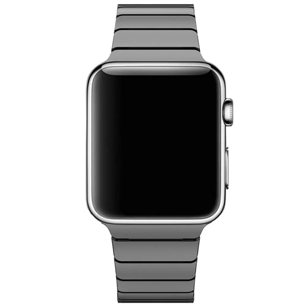 Роскошный ремешок для часов Apple Watch 38 мм 42 застежка бабочка браслет из нержавеющей
