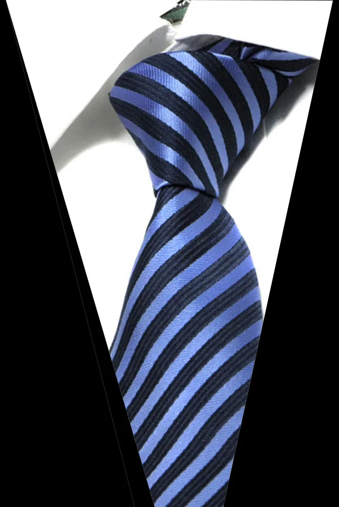 Новинка, мужские галстуки 8 см, модные, белые, черные, фиолетовый полосатый галстук, золотой галстук, красный свадебный галстук для мужчин, деловой костюм - Цвет: VC-23