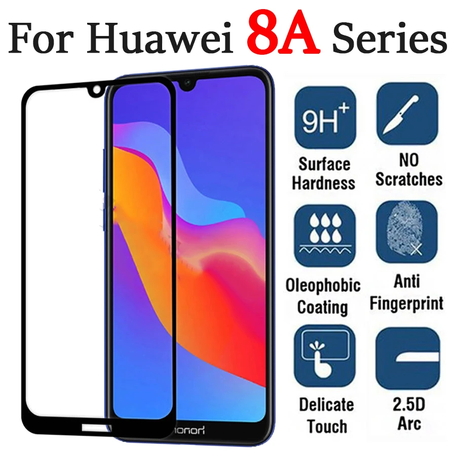 

protective glass on the for huawei honor 8a pro cam sheet a8 huavei honer play 8a 8apro 8 a 8 screen protector tempered glas 9 h