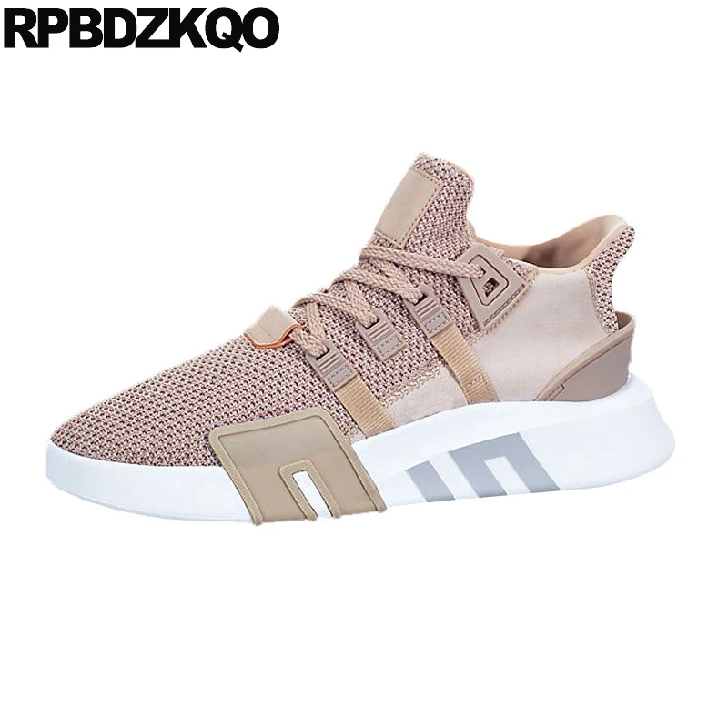 

11 spring autumn breathable creepers platform sneakers pink 10 flats designer shoes china large size women trainers mesh striped