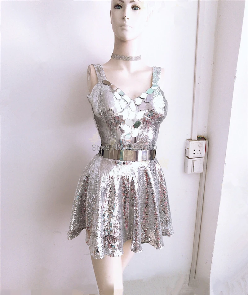 Sexy-Silvery dress (5)