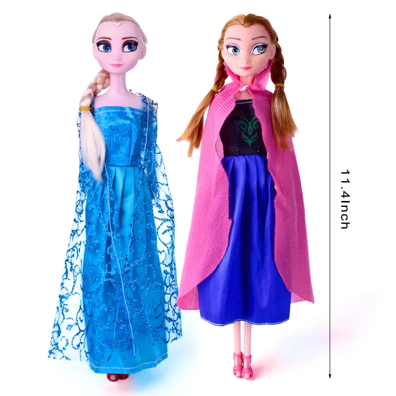 2017 Fashion Baby Doll Elsa Anna Kids Toys For Girls Snow Queen