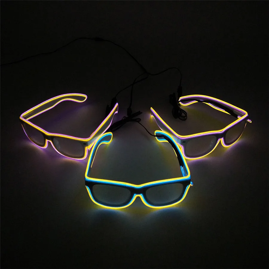 2019 Light up LED glasses men party cycling 100% glasses photochromic sport glasses women oculos ciclismo gafas ciclismo 30J19 (4)
