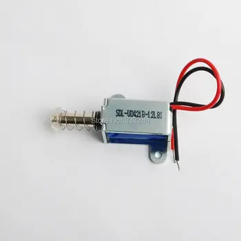 

2pcs 3V-12V DC Miniature DC solenoid pull (suction) small electromagnet with spring Micro DC solenoid