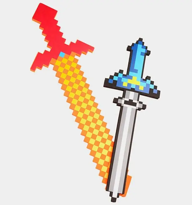 60 80cm Newest font b Minecraft b font Toys font b Minecraft b font big Sword