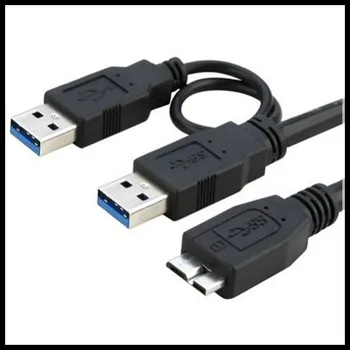 

USB 3.0 A Male to Micro USB 3 Y Cable With USB Power Connect For 2.5 Mobile HDD