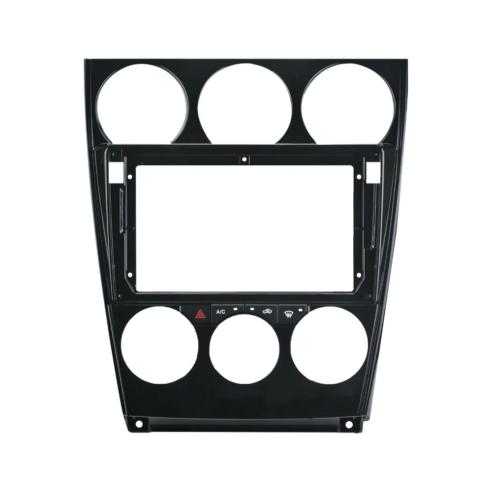 Rádio do Carro para Mazda 2004 2015 a Instalação do Painel Painel de Guarnição 9 6 Polegada Fáscia de Guarnição Remontagem Quadro Kit Surround cd Dvd Gps Quadro Moldura 5 6 2004-2015 dvd rádio quadro painel de