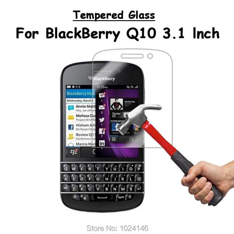 Для BlackBerry Q10 3 1 &quotпрозрачное твердое закаленное стекло Защита экрана Ультра