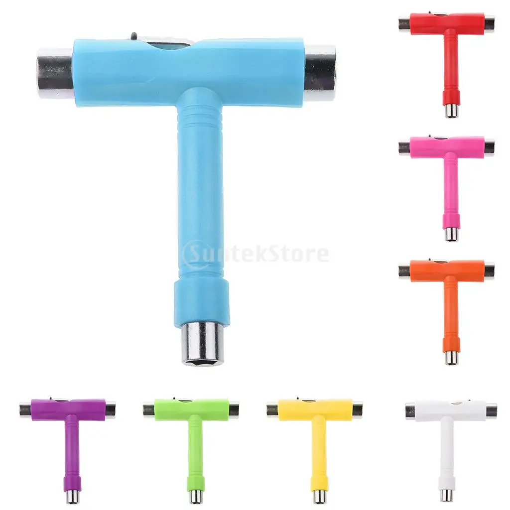 

All In One Skate Roller Tool Skateboards Longboard Multifunction T-Tool