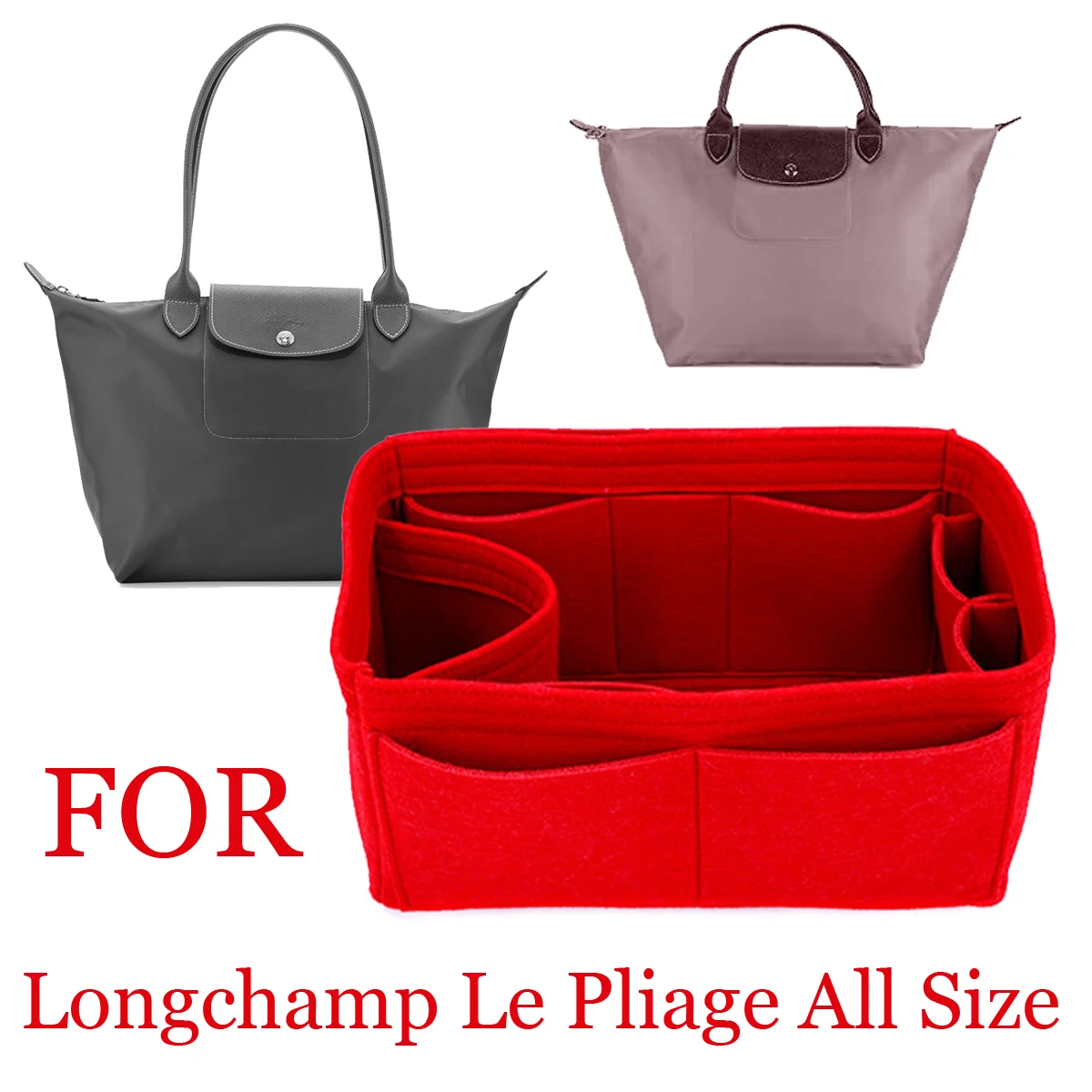 

For NEO Cuir Large medium small tote shopper bag shaper purse Organizer diaper shopping Inner bag Purse insert