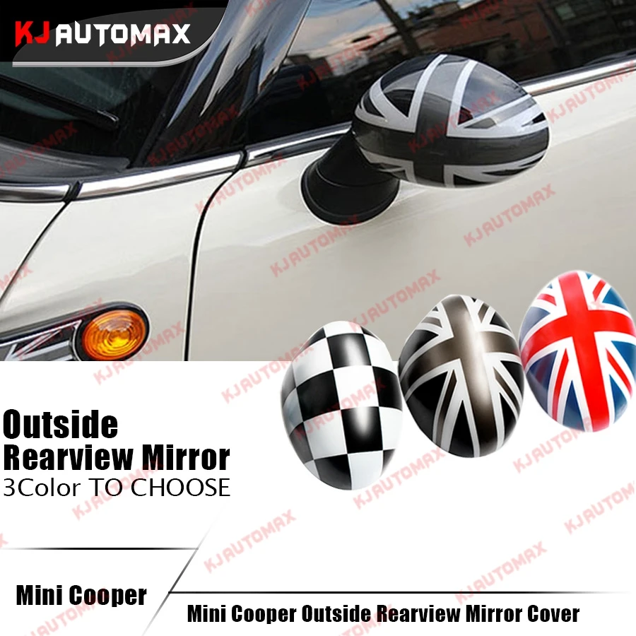 Для Mini Cooper, внешнее зеркало заднего вида, крышка, украшение автомобиля, аксессуары для укладки R55 R56 R57 R58 R60 R61 KJAUTOMAX